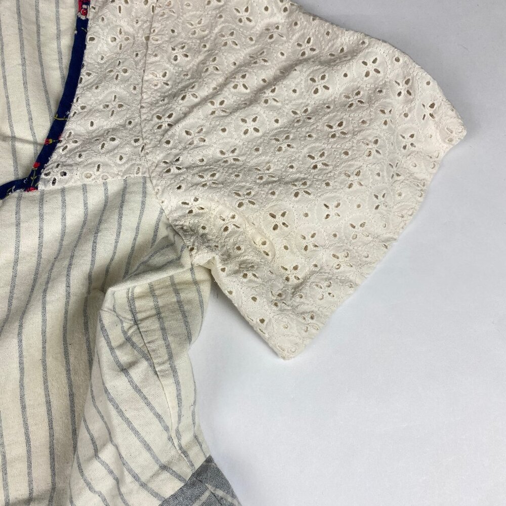 Madewell x The New Denim Project Patchwork Square-Neck Dress Women's Size 2 - Picture 6 of 16